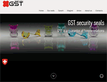 Tablet Screenshot of gst-group.com